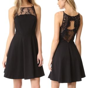 NWT BBDAKOTA Milford Dress Lace Keyhole Back Flare #L